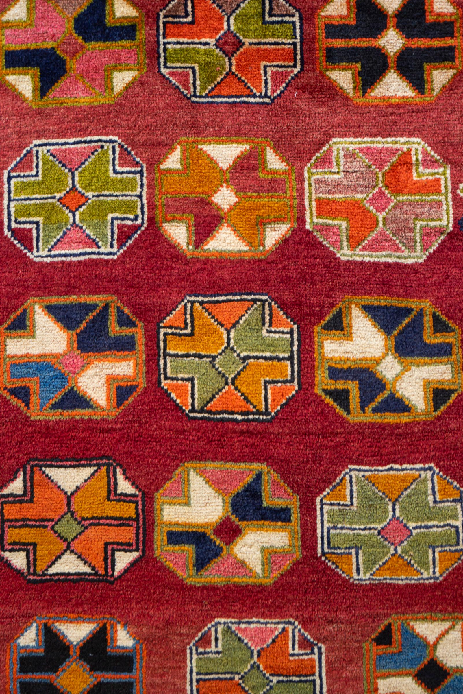 Qashqai DoghozLoo Ghezel Gheichi Persian Gabbeh Rug