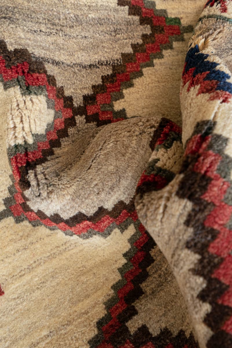 Qashqai Shekarlu Persian Gabbeh Runner, c. 1970s