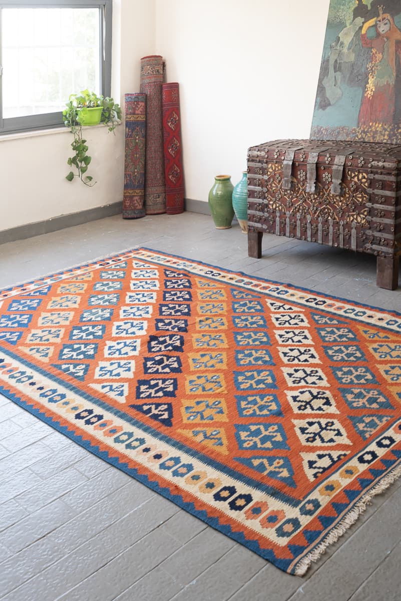 RK210 Qashqai Kilim Diamond Lattice 2