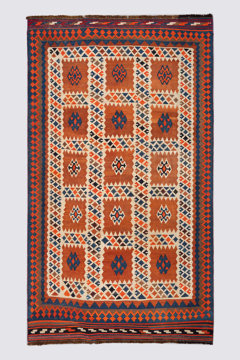 Qashqai 9 Fields Persian Kilim