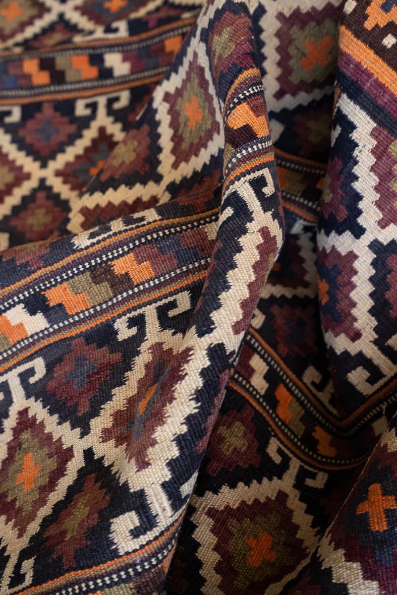 RK218 Afshar Over Size Sineriz Kilim 13