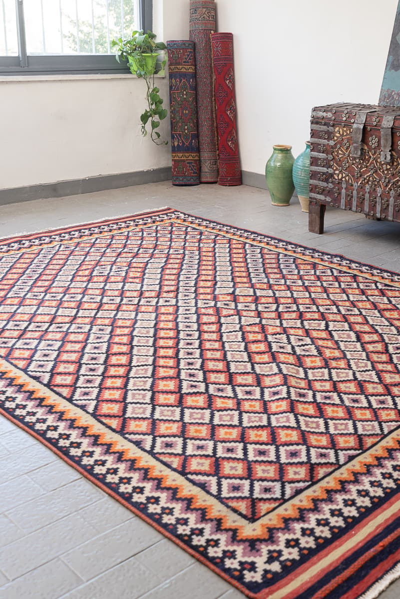 RK221 Afshar Sirjan Lowzi Kilim 2