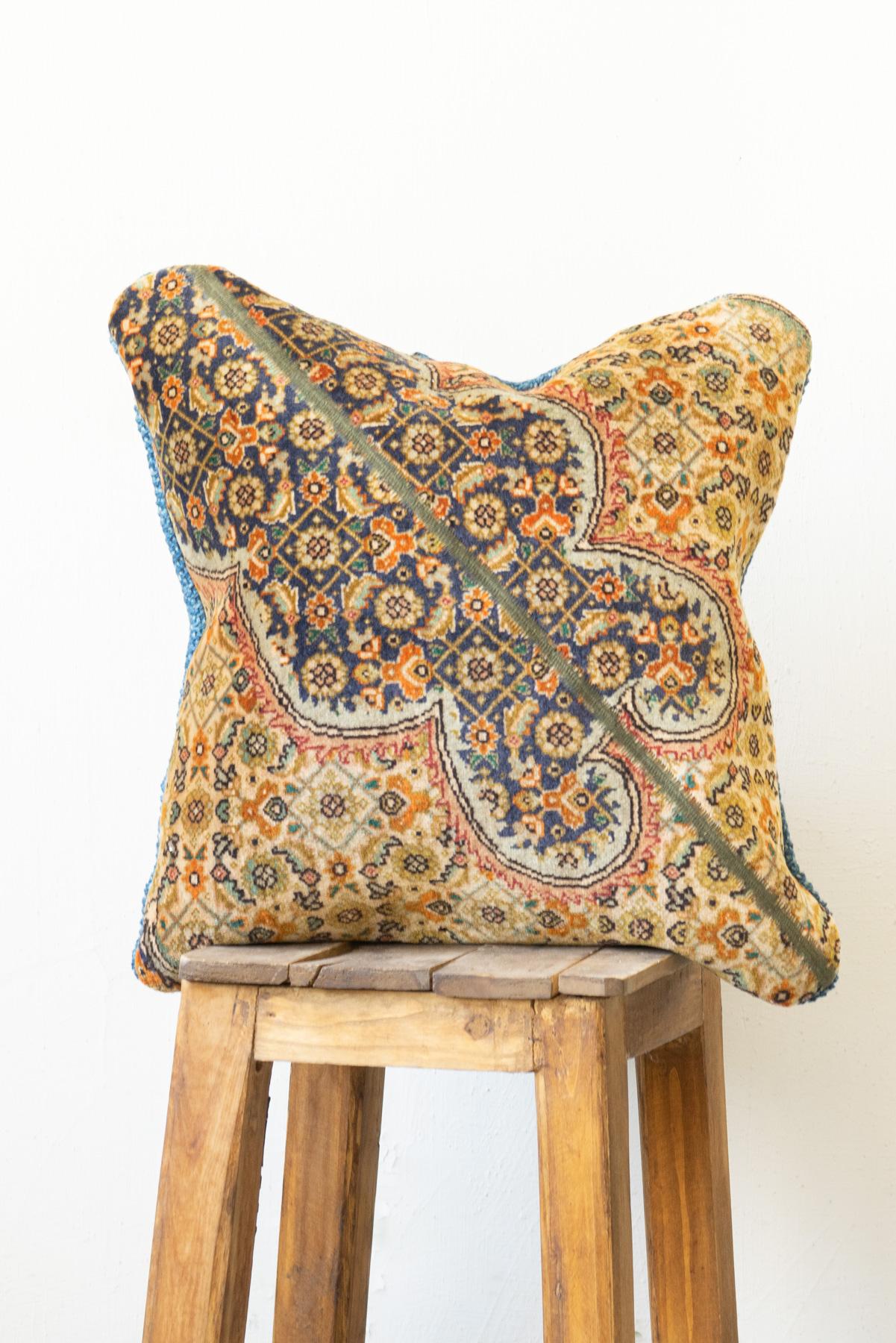 Fine Tabriz Carpet Cushions
