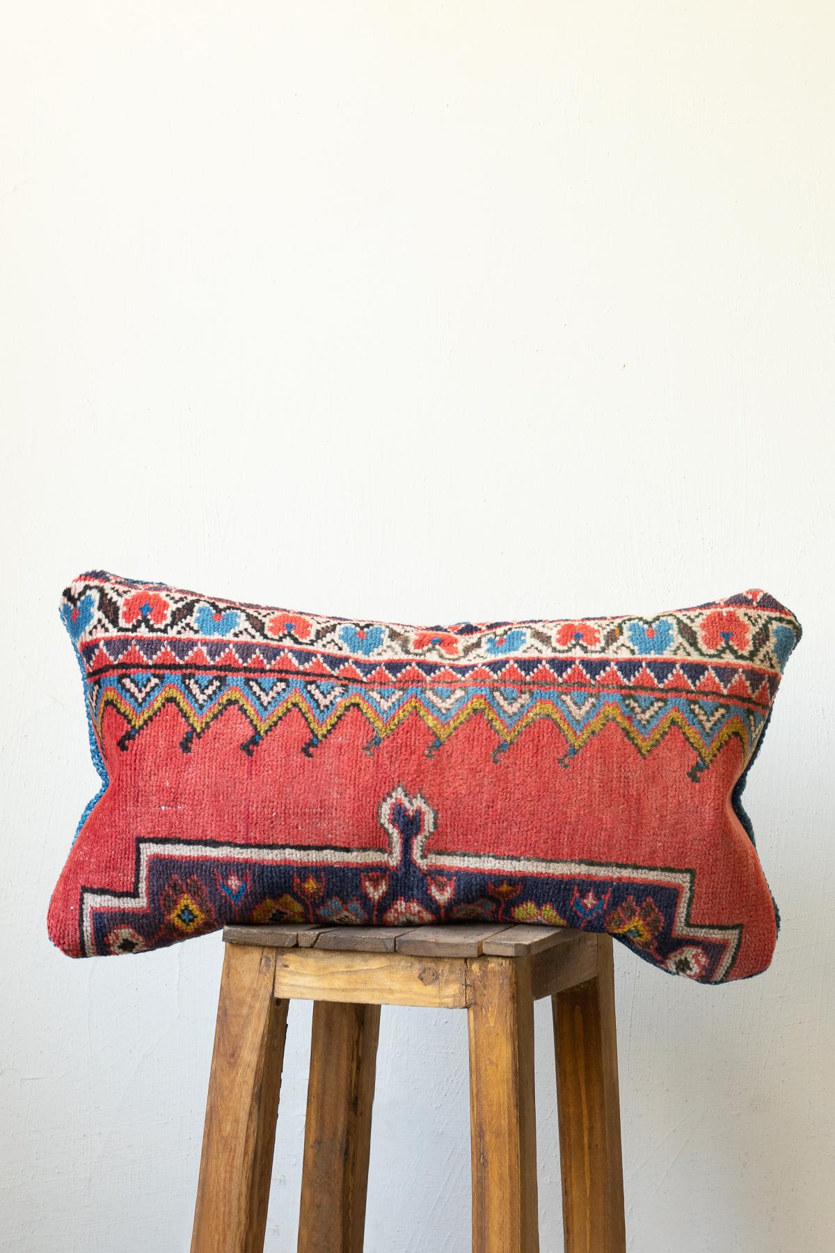 CUS240 Antique Mazlaghan Carpet Cushion 3