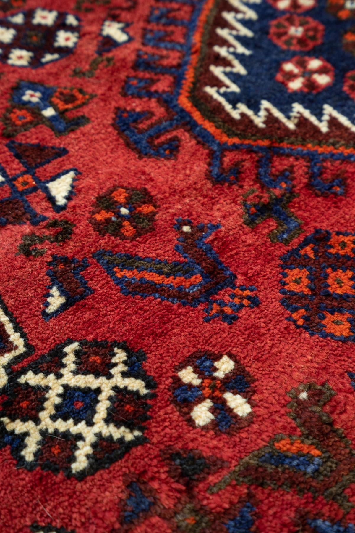 RCA445 Antique Sheshboluki Qashqai Rug 2
