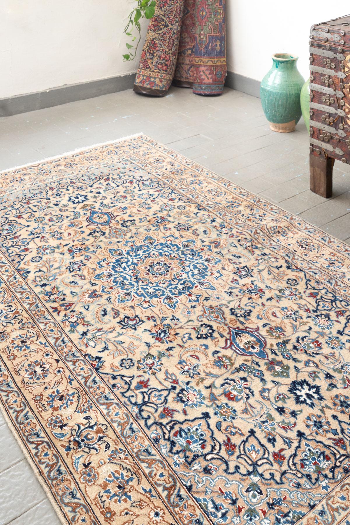 RCA454 Super Fine Nain 4 La Persian Rug 8