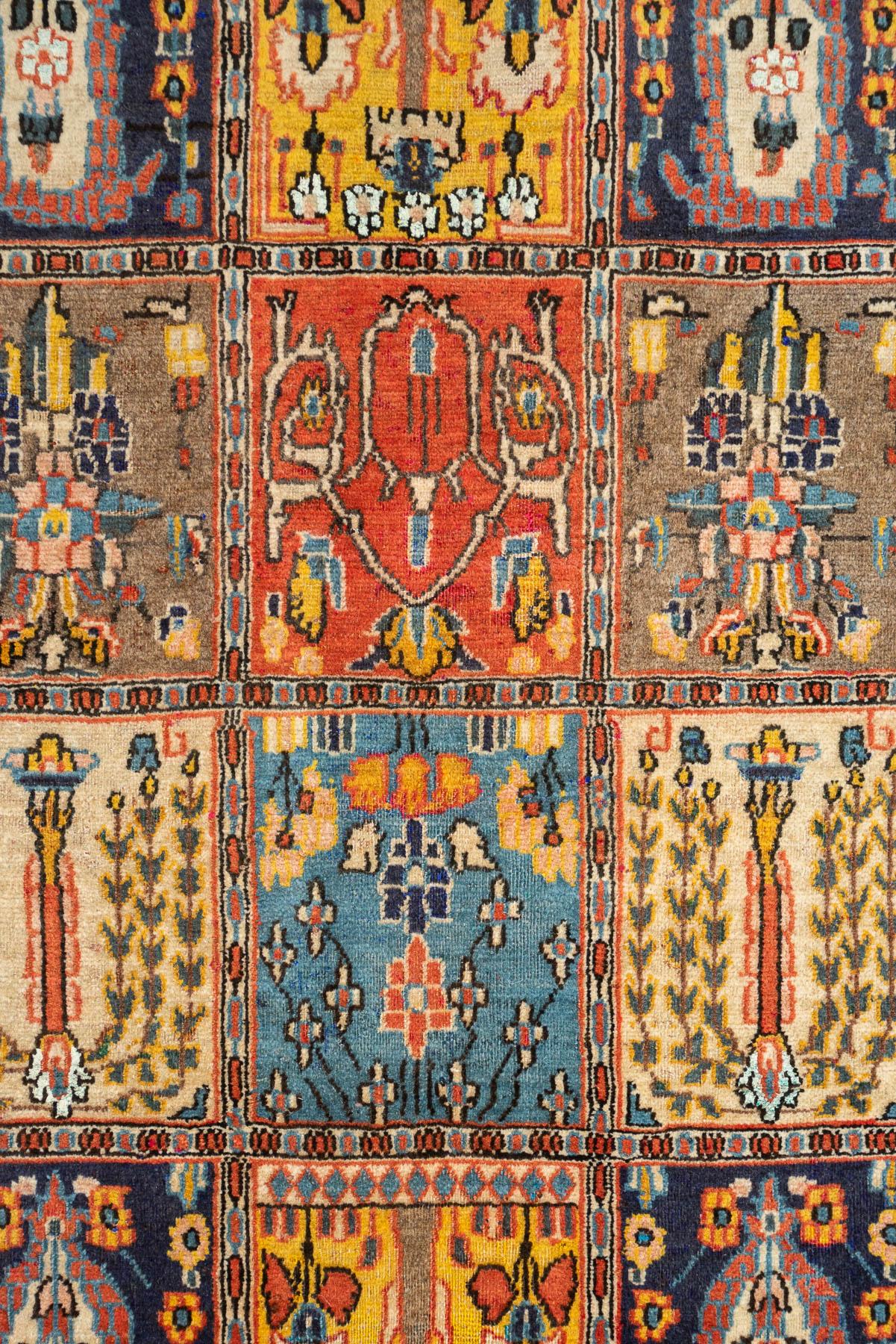 RCA458 Semi Antique Fine Isfahan Carpet 6