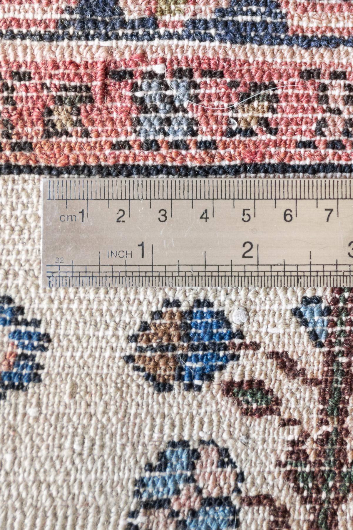 RCA472 Semi Antique Koliai Derakhti White Carpet 7