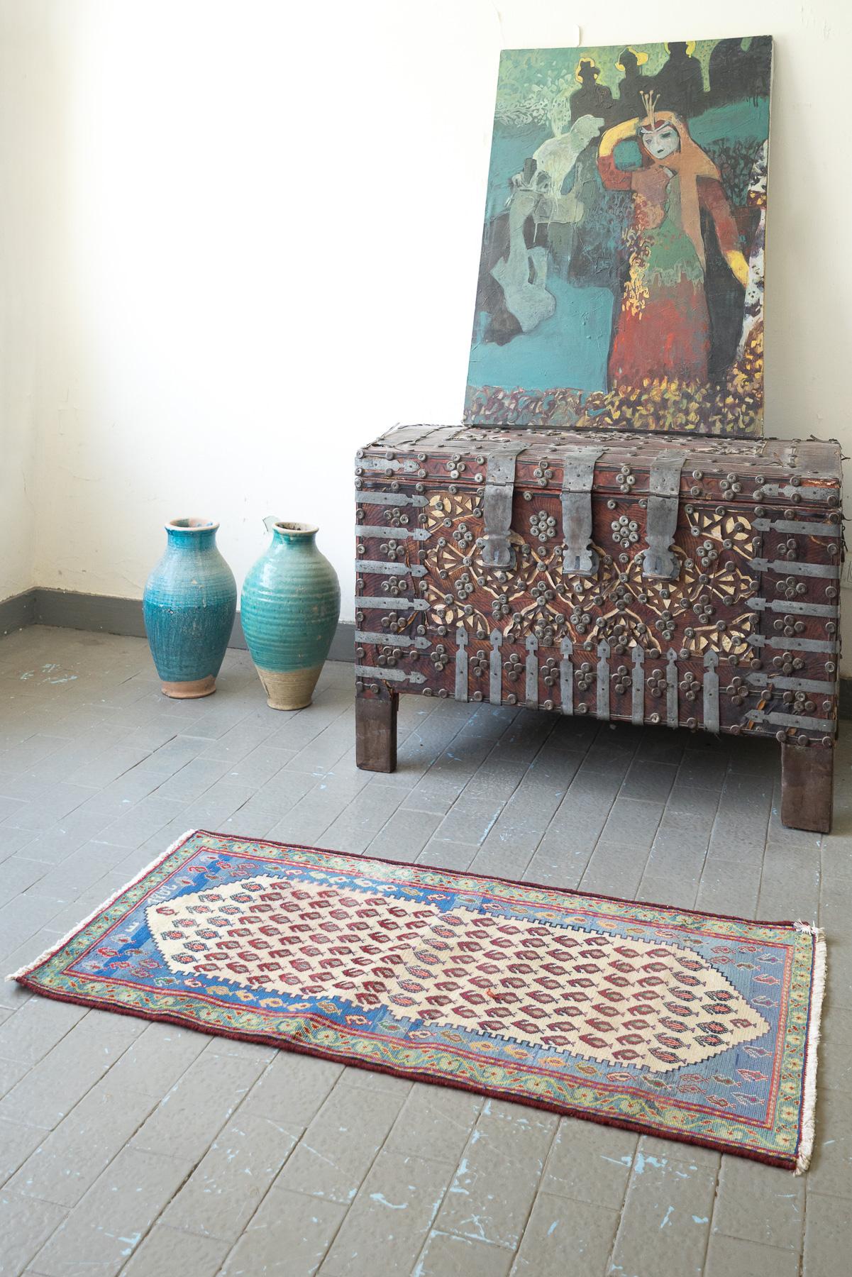 RCA473 Antique Armenian Boteh Soumak Carpet 2