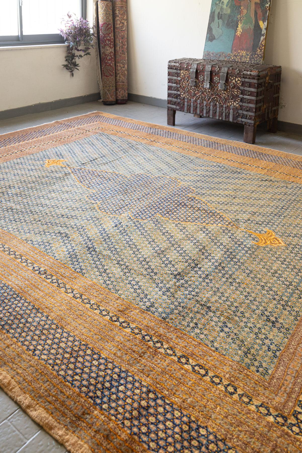 RCA485 Fine Kerman Khatam Design Persian Rug 2