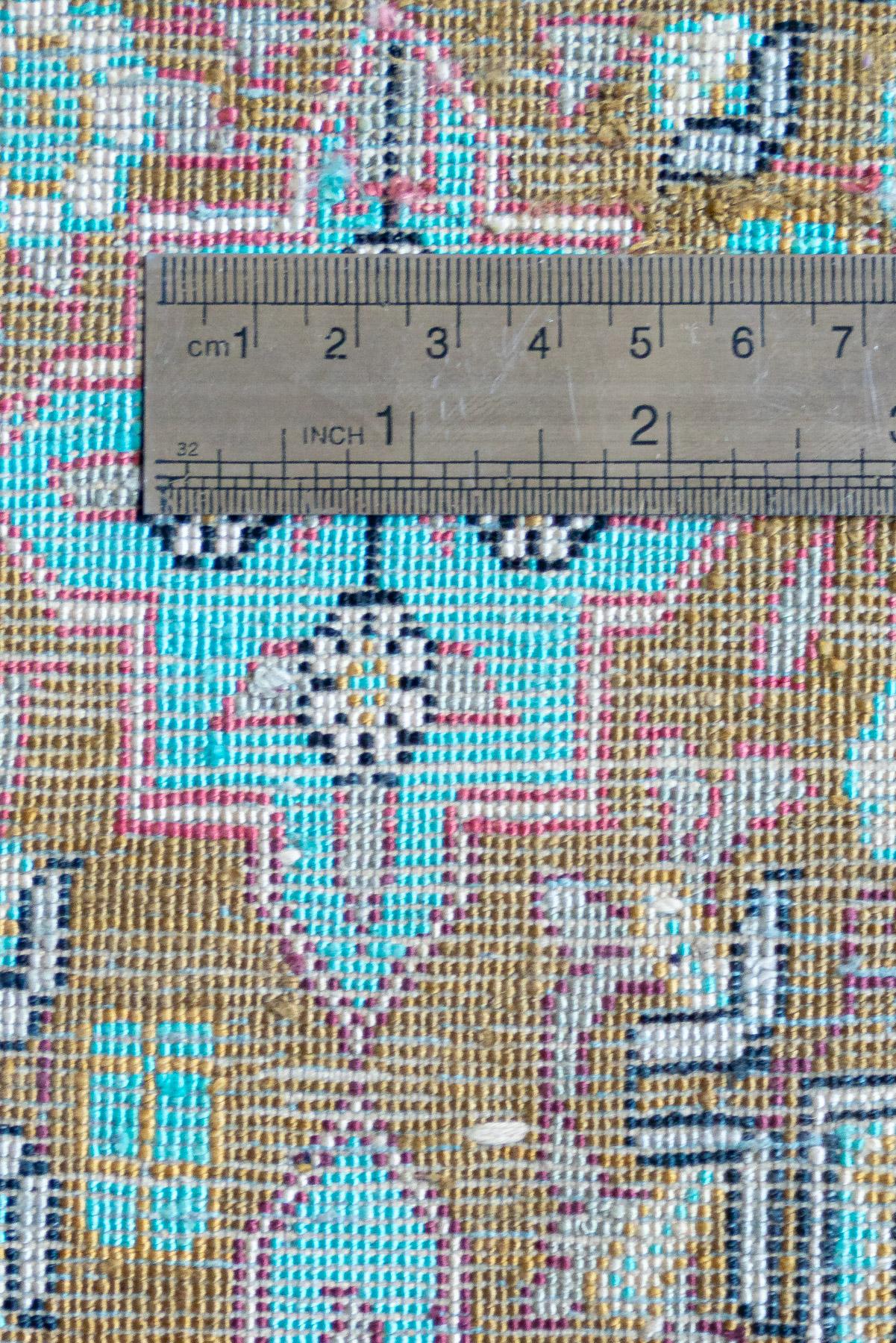 RCA502 Fine Semi Antique Silk Shekargah Carpet 9