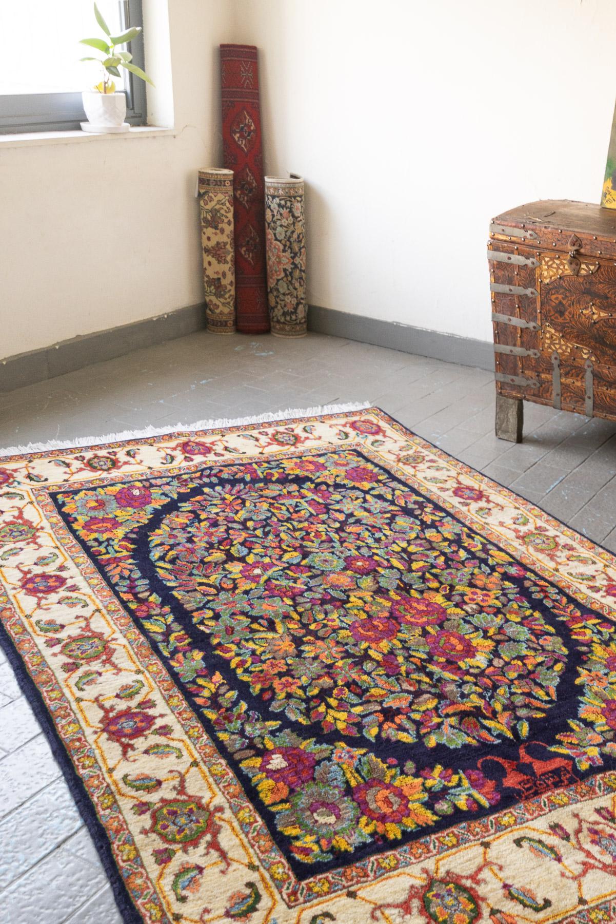RCA507 Contemporary Fine Sanneh Moshiri Gol Farang Persian Rug 2