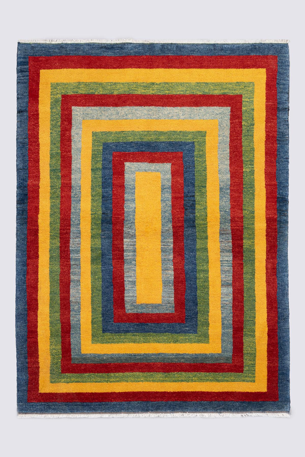 New Weave Bijar Fine Frames Gabbeh
