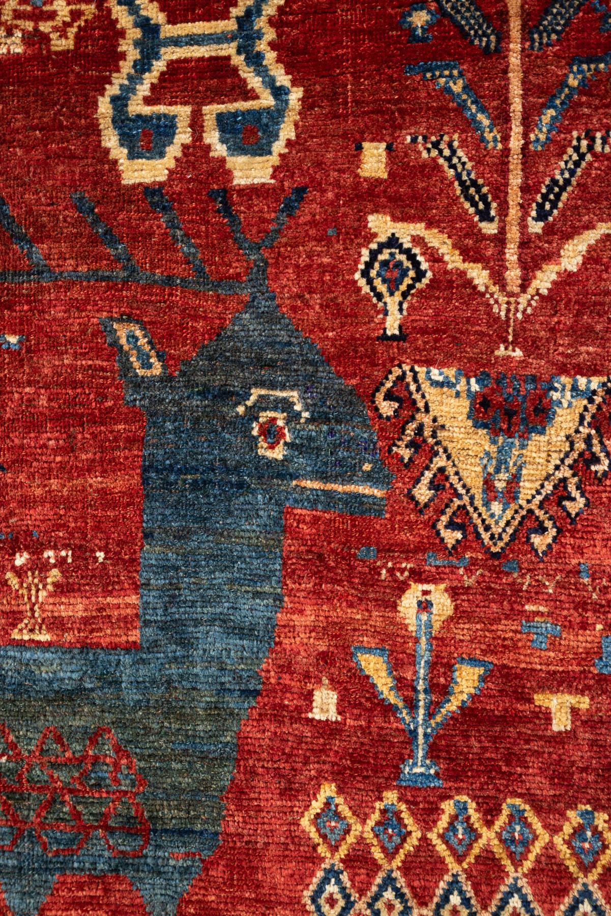 RG155 Ashqai Gabbeh With Camel And Stag 5
