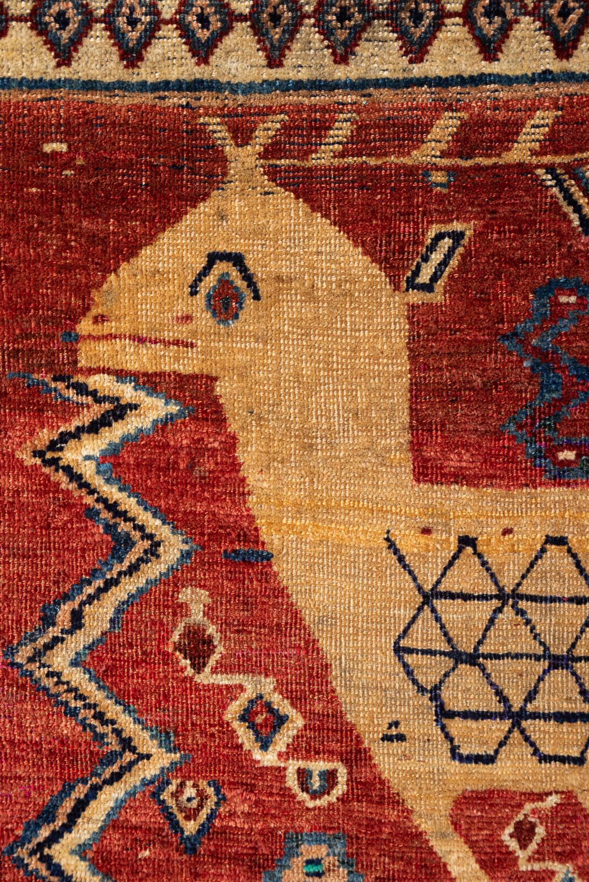 RG155 Ashqai Gabbeh With Camel And Stag 6