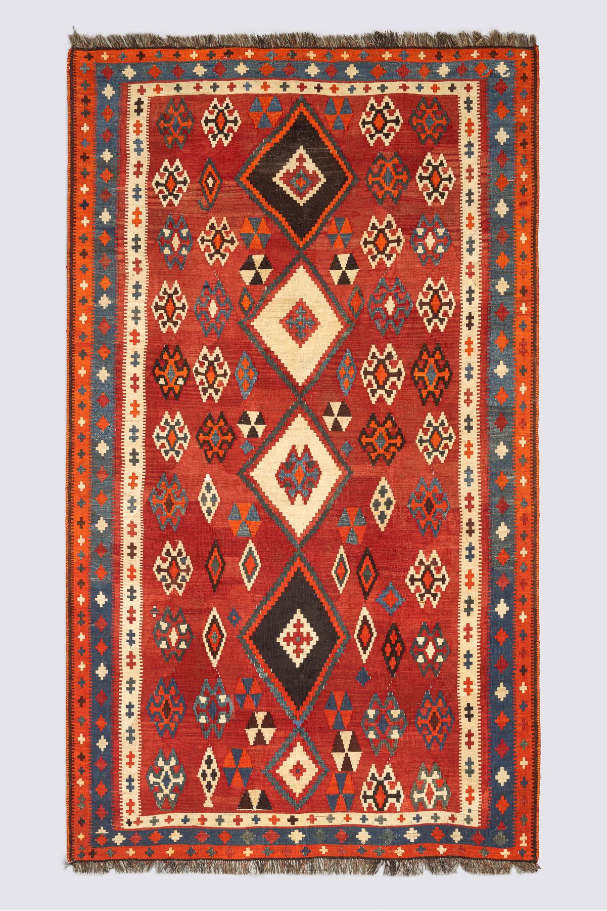 Qashqai Amaleh Wool Kilim