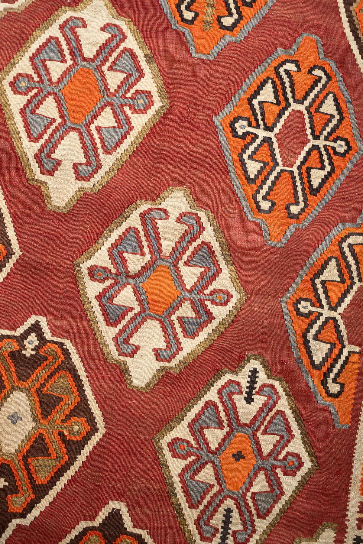 RK227 Qashqai Crab Kilim 6