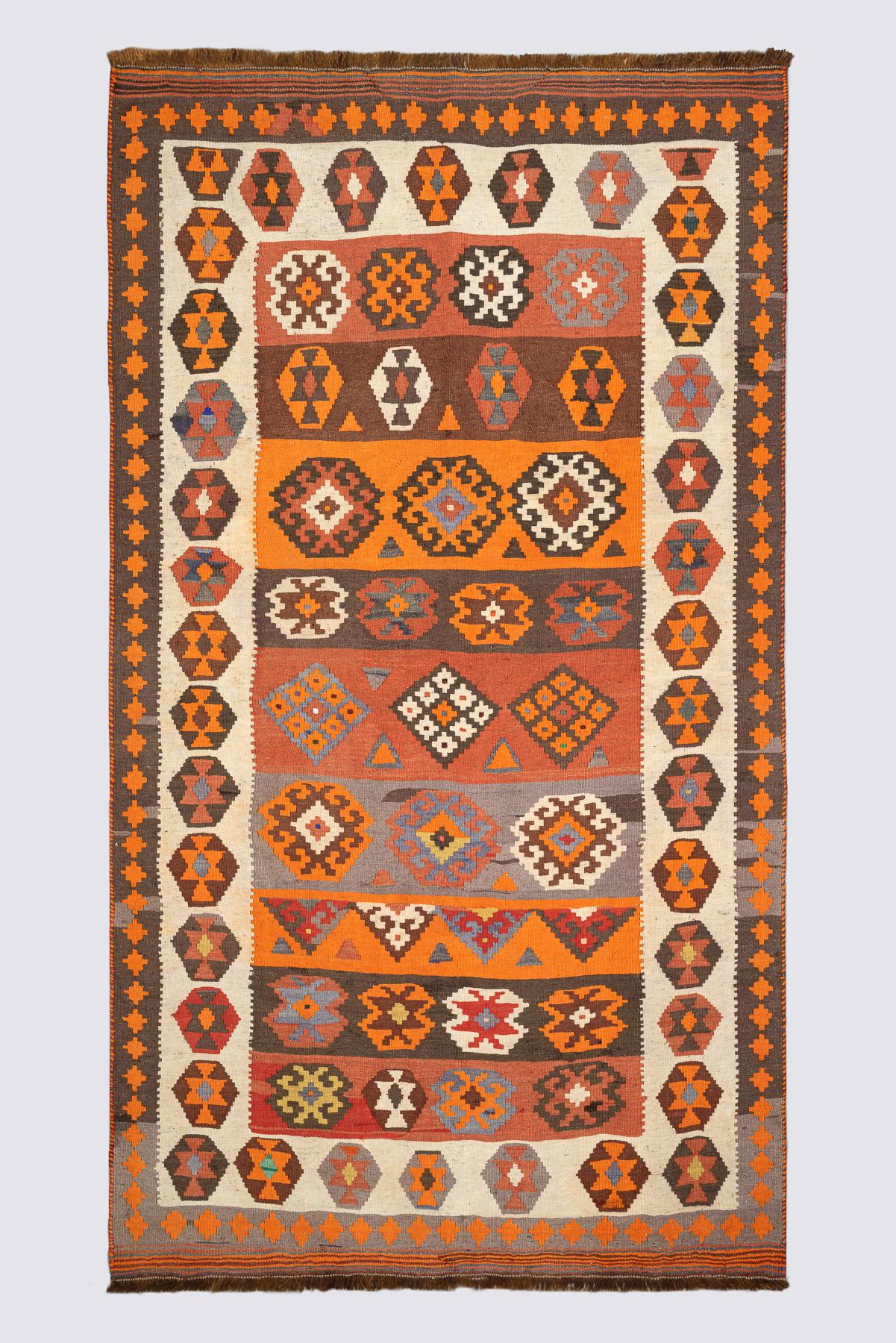 Antique Qashqai Kilim