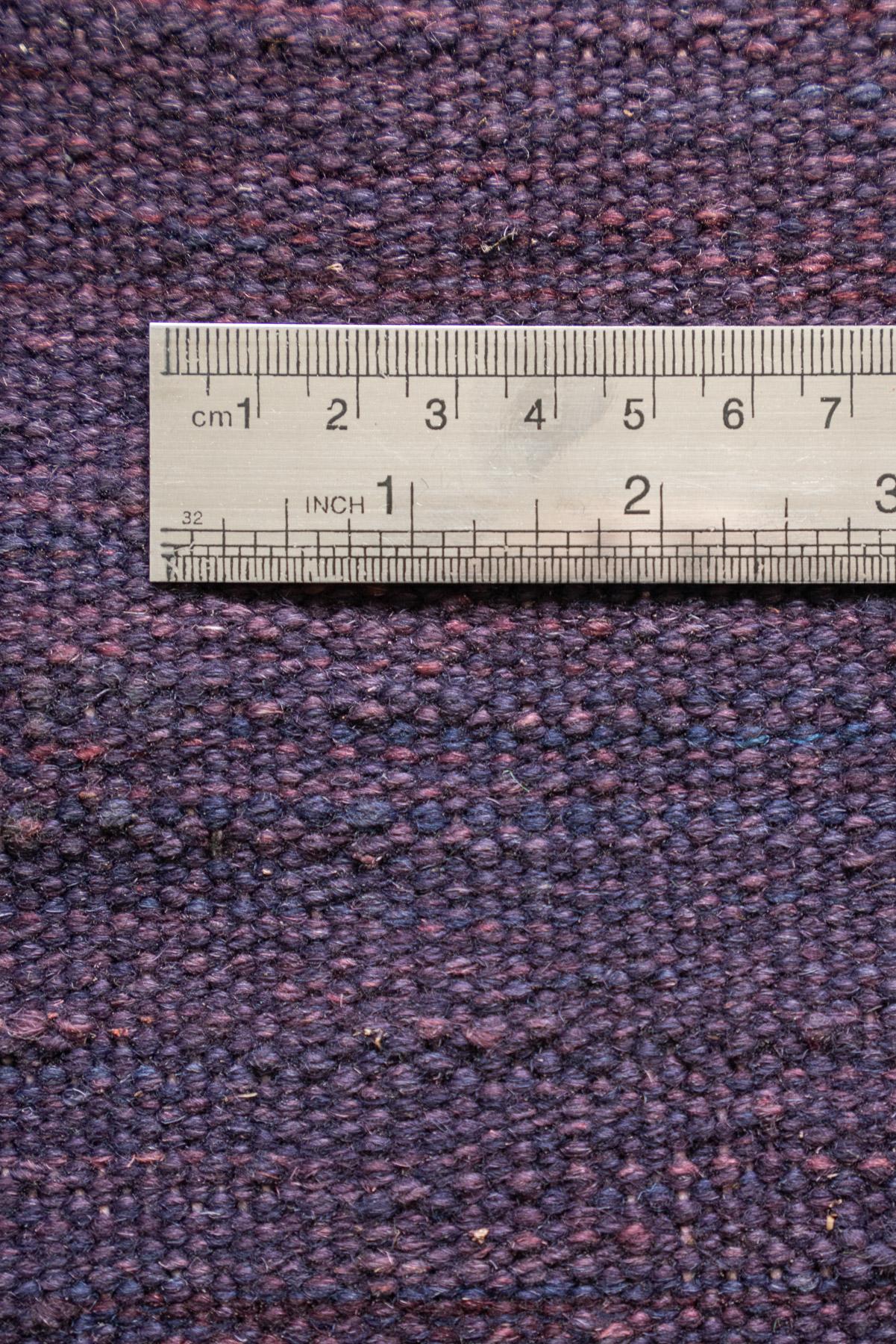RK239 Mazandaran Minimalist Purple Field Kilim Runner 2 2