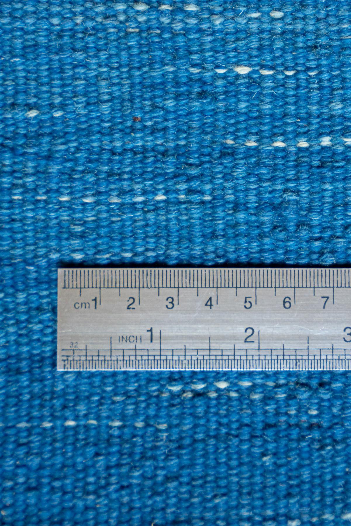 RK247 Contemporary Fine Mazandaran Minimalist Ocean Kilim 4