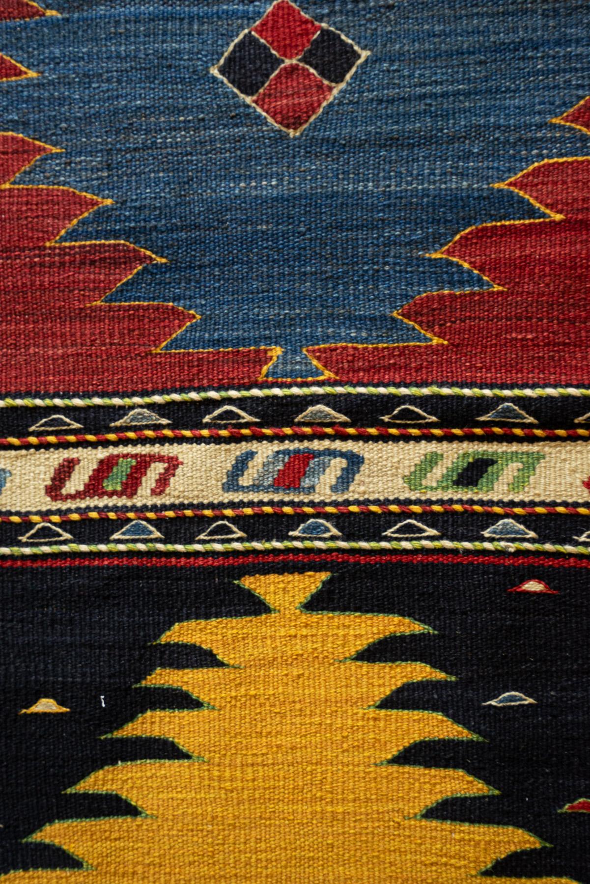 RK252 Contemporary Fine Khalaj Flower Kilim 2 11