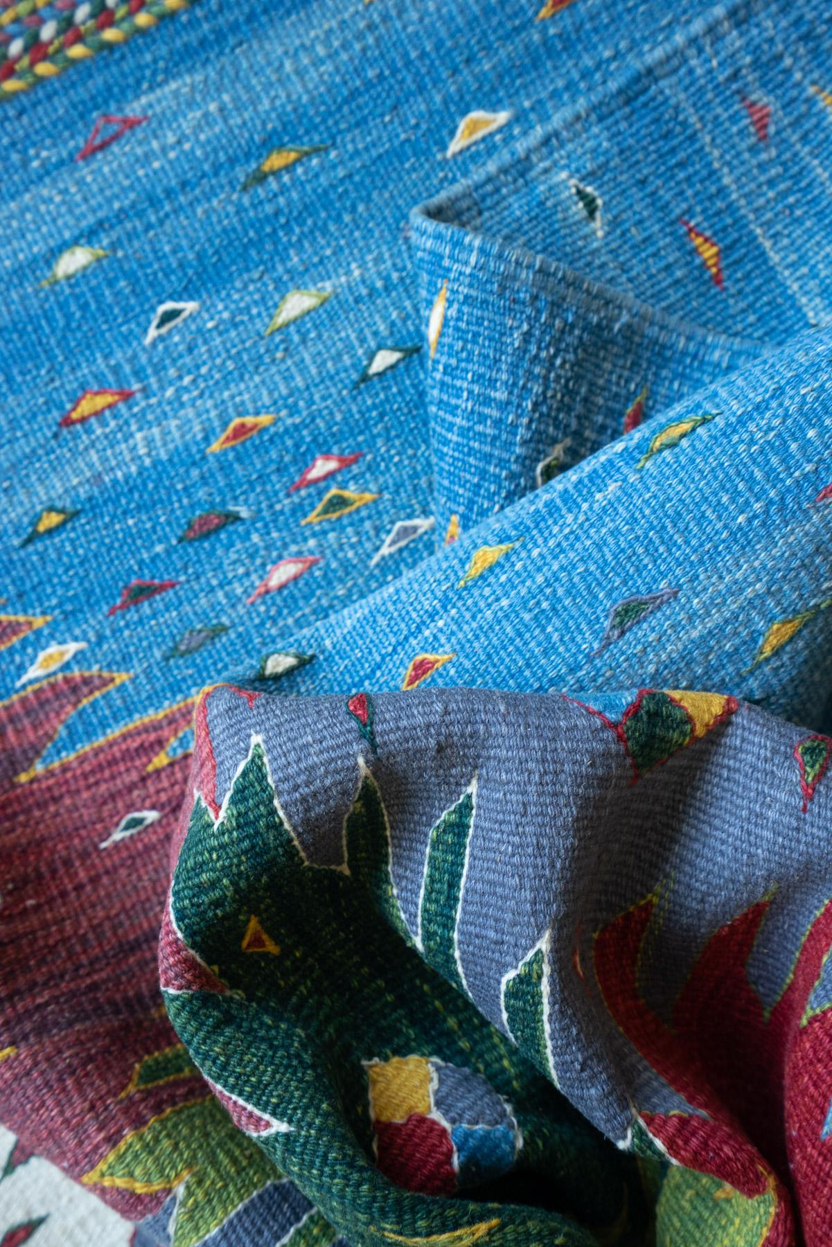 RK253 Contemporary Fine Khalaj Flower Kilim 7