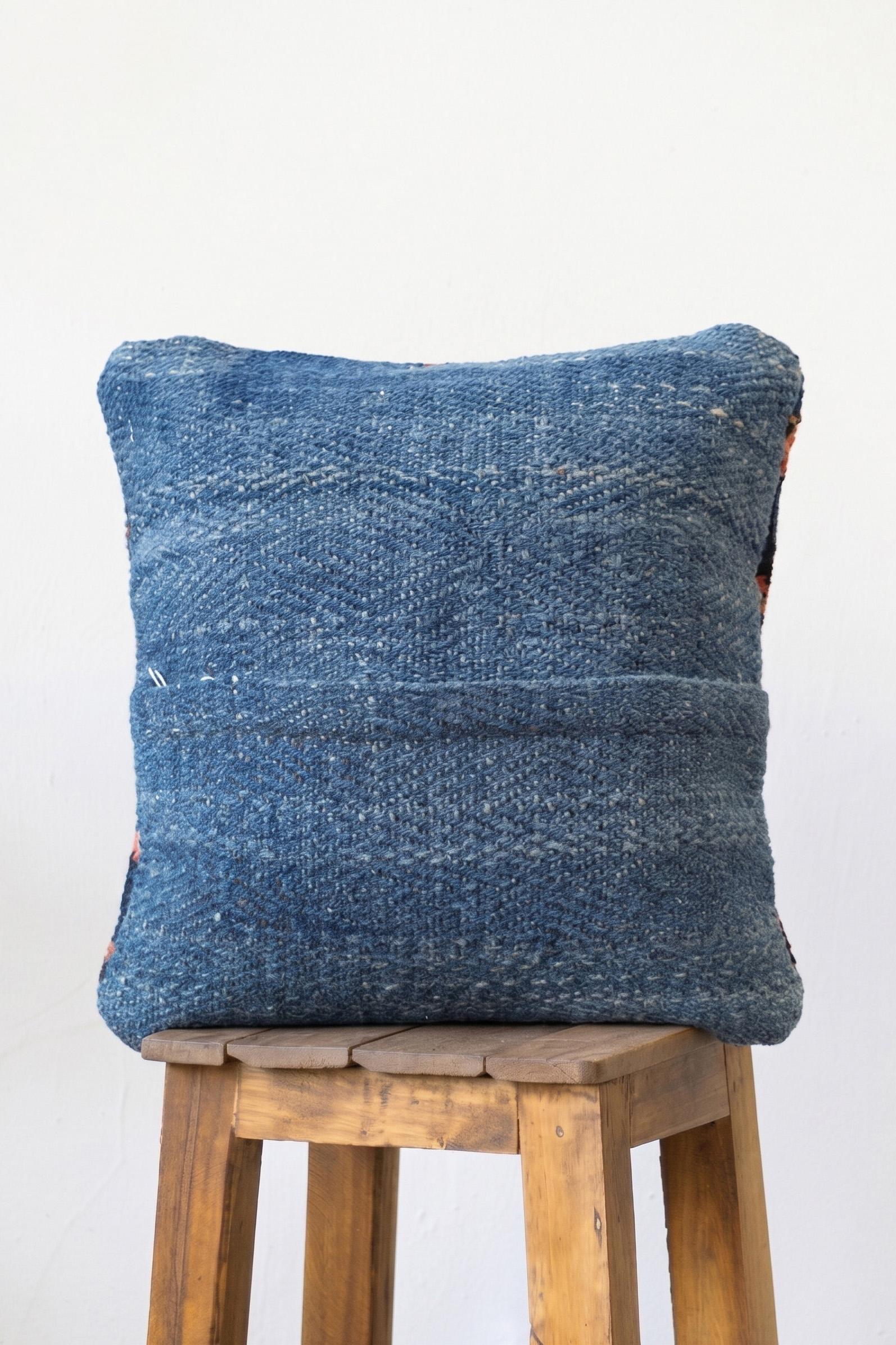 Antique Hamadan Carpet Cushion