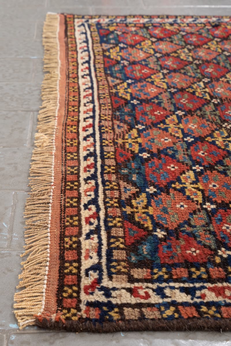 Antique Mahal Allover flower Persian Rug