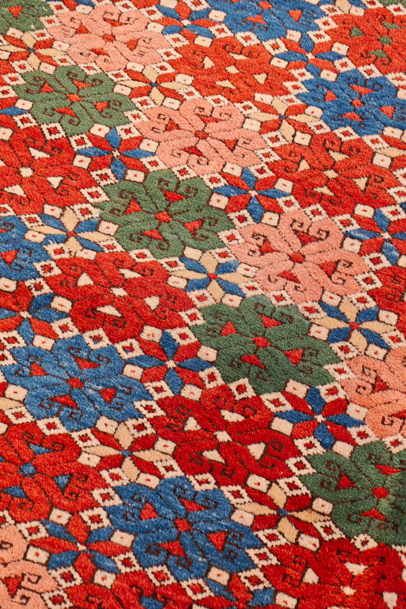 Antique Kuba (Quba) Chichi Rug, Caucasus, c. 1900