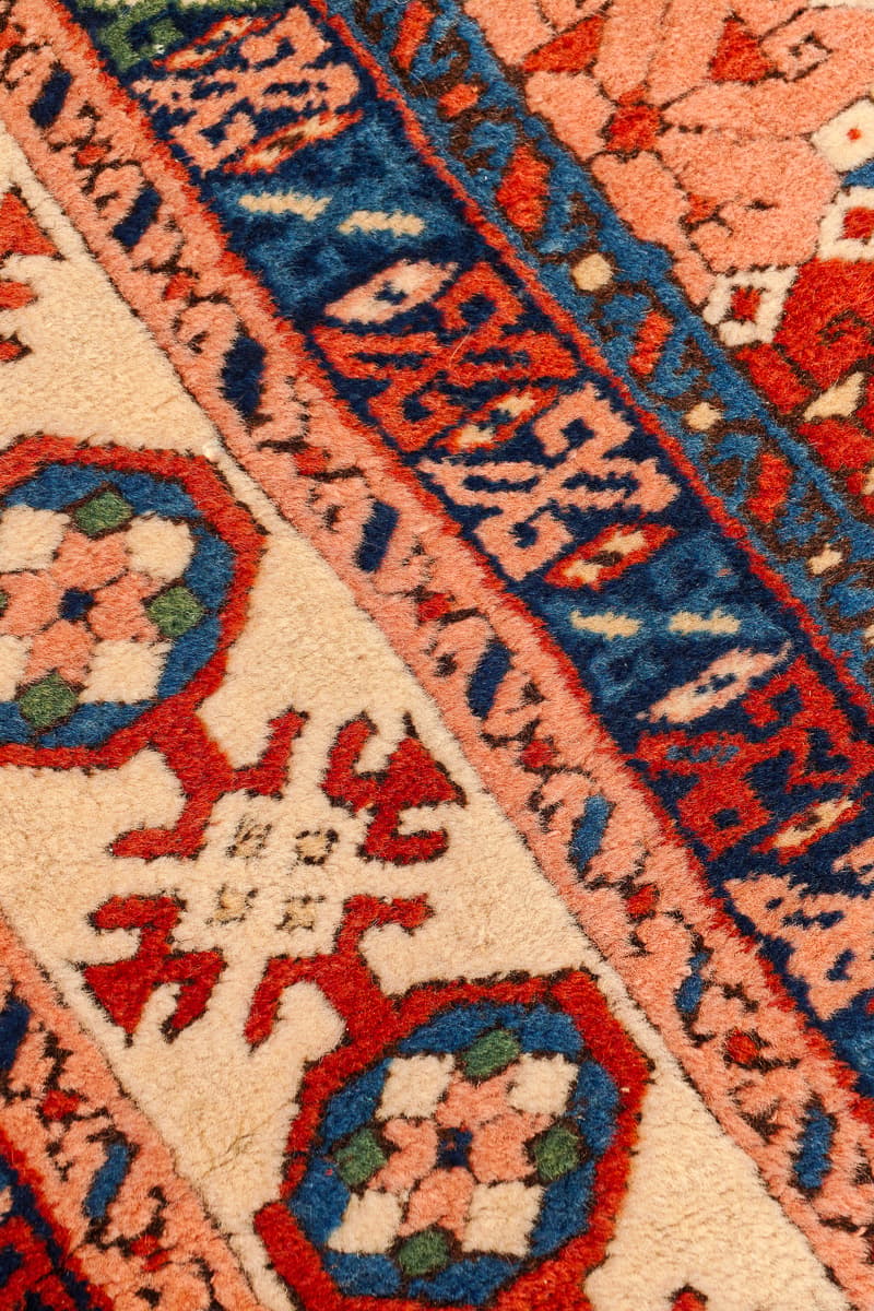 Antique Kuba (Quba) Chichi Rug, Caucasus, c. 1900