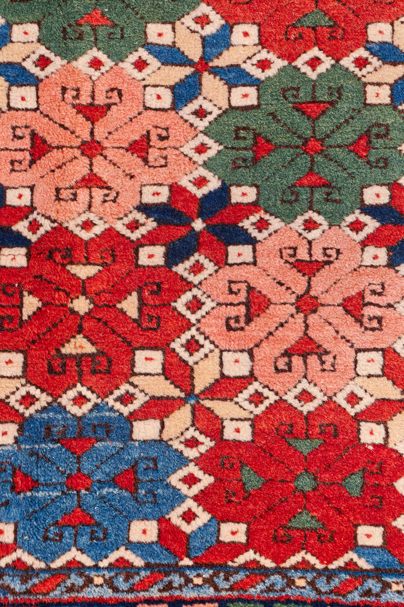 Antique Kuba (Quba) Chichi Rug, Caucasus, c. 1900